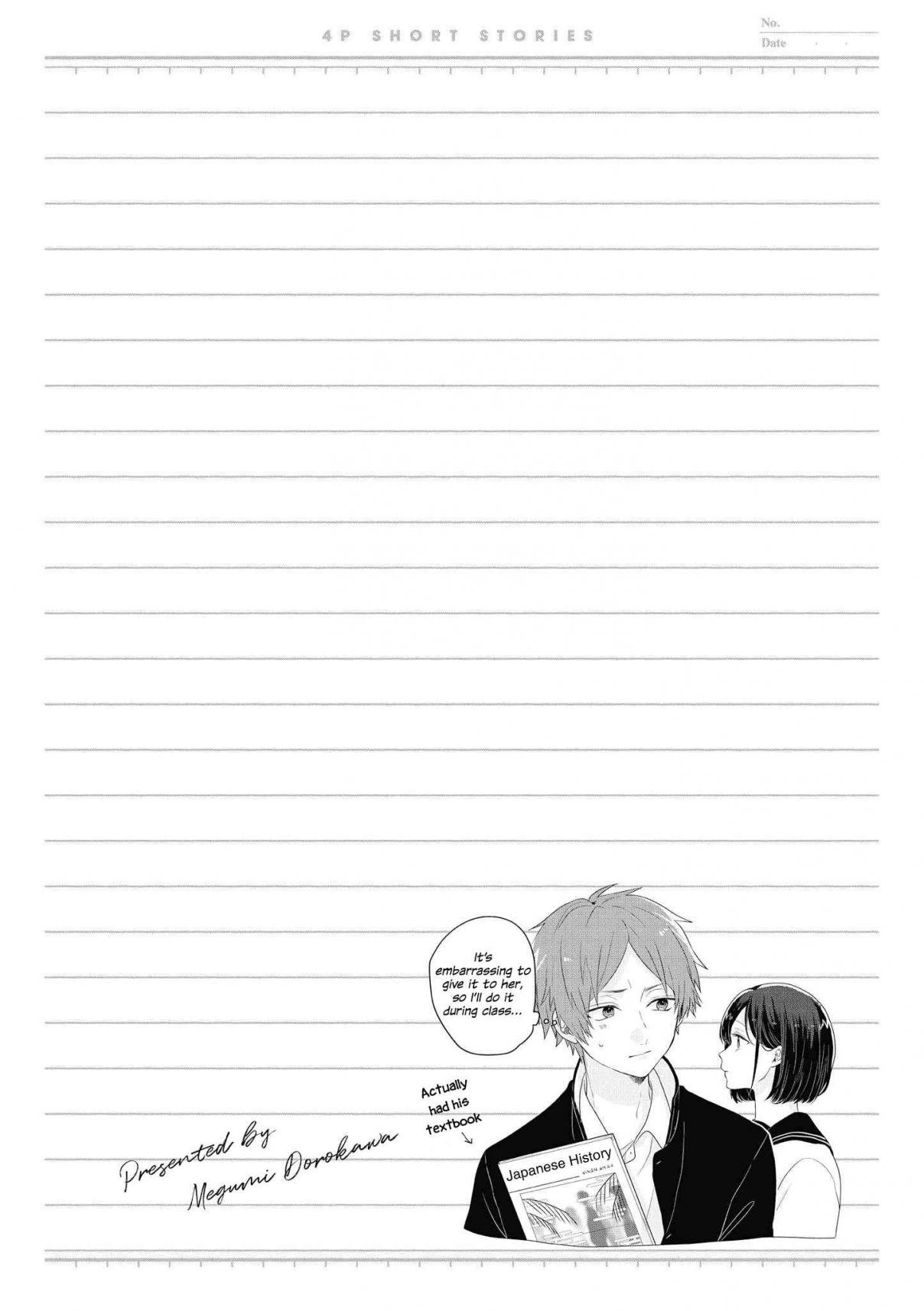“It’s too precious and hard to read !!” 4P Short Stories Vol. 2 Ch. 27 To Cut, or Not to Cut [by Megumi Dorokawa]