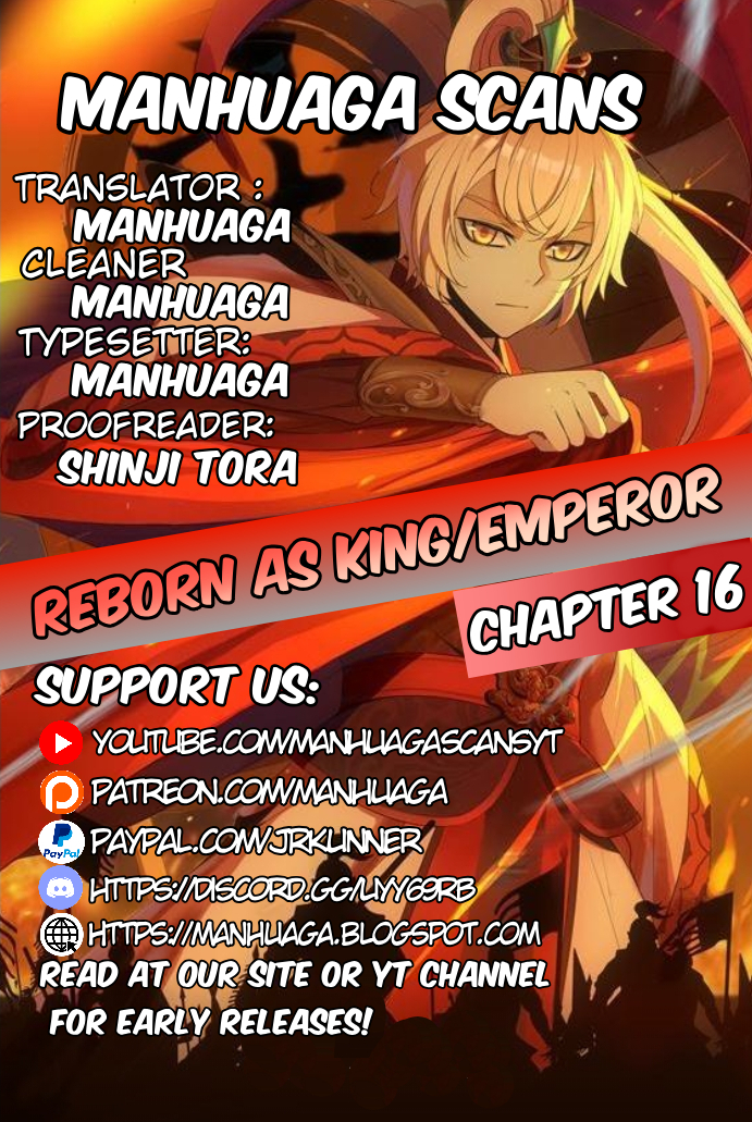 Reborn as King/Emperor Ch. 16