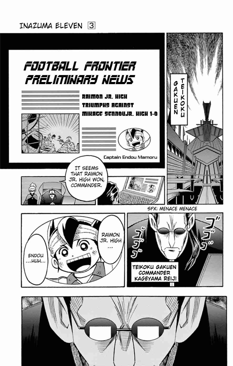 Inazuma Eleven Vol. 3 Ch. 12 Obsession to the path of victory!