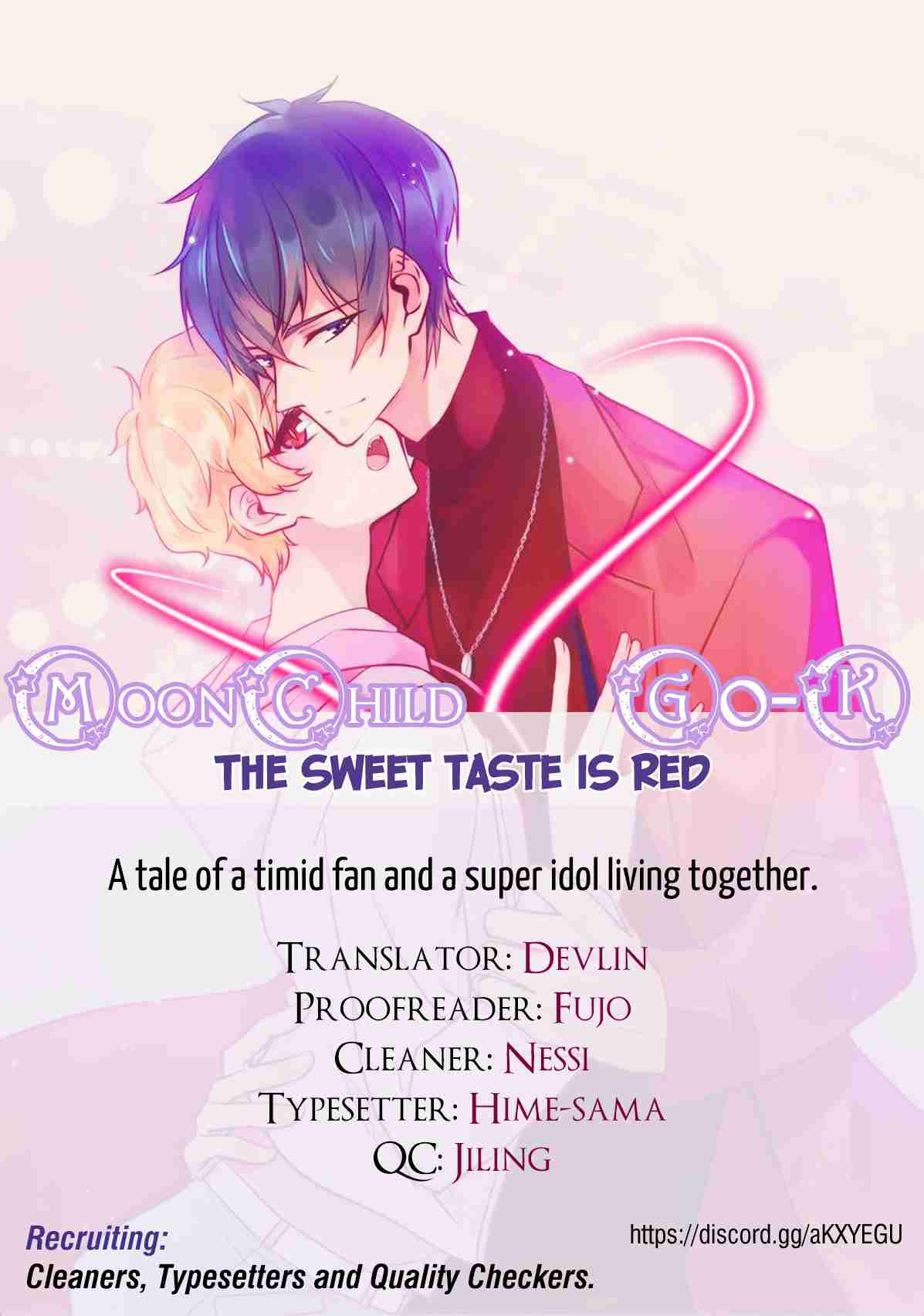 The sweet taste is red Ch. 0