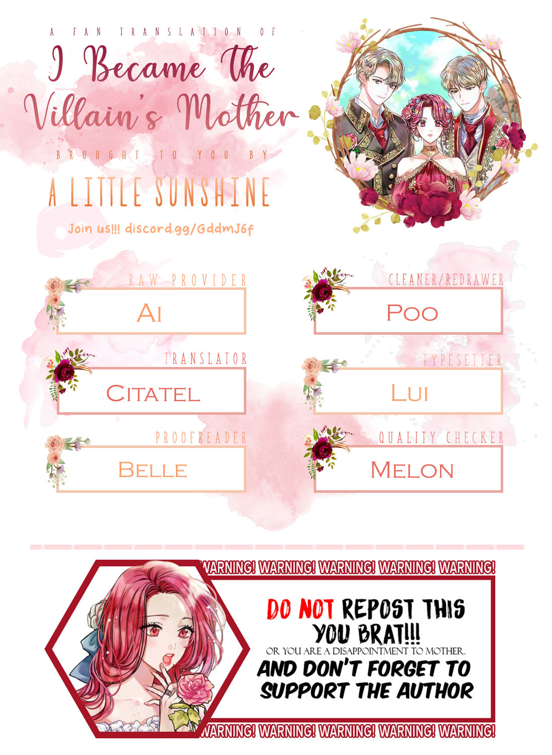 I Became the Villain's Mother Ch. 2