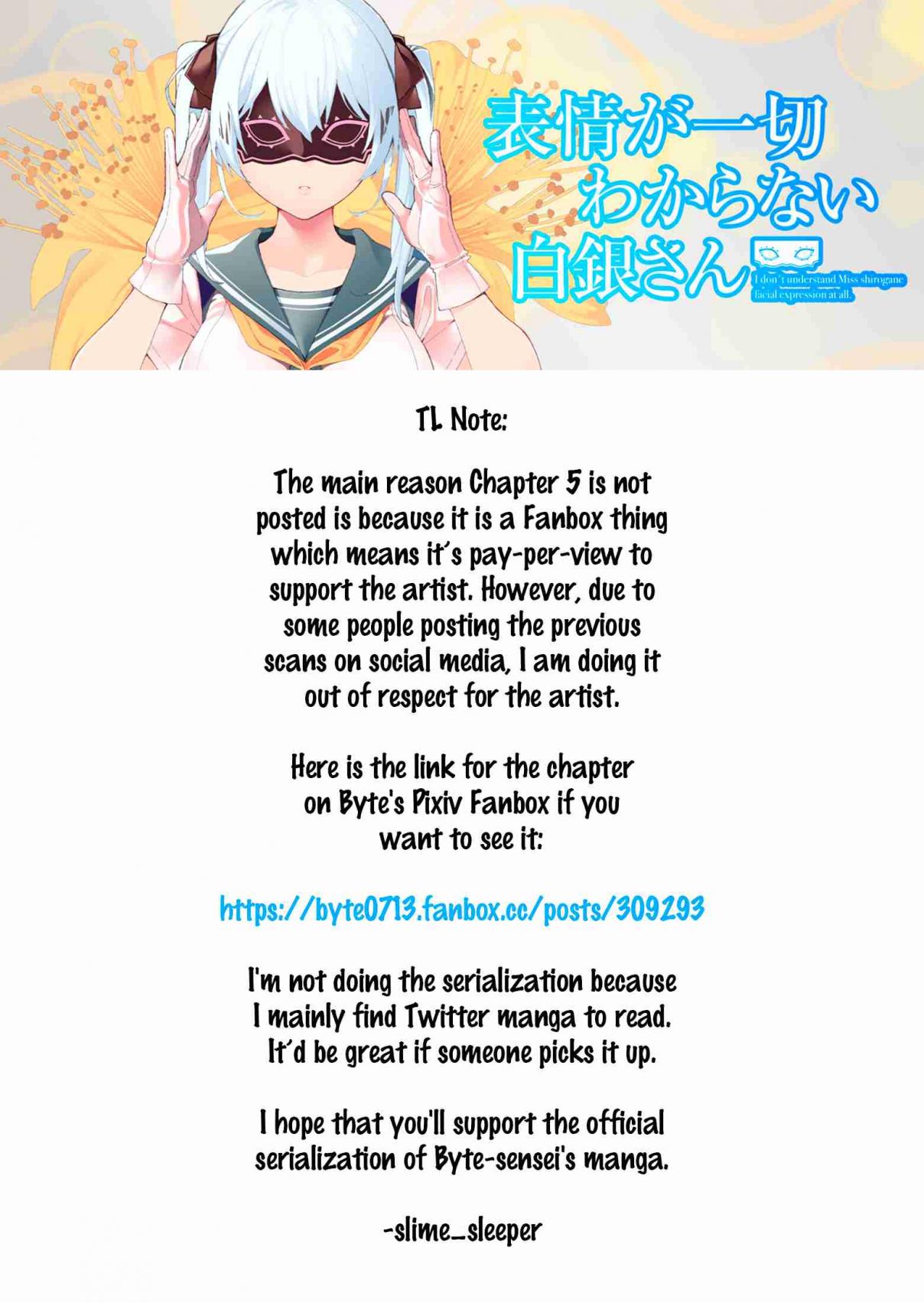 The Girl Who Does Not Show Any Facial Expression (Pre Serialization) Ch. 5.2 Silver Prize Celebration