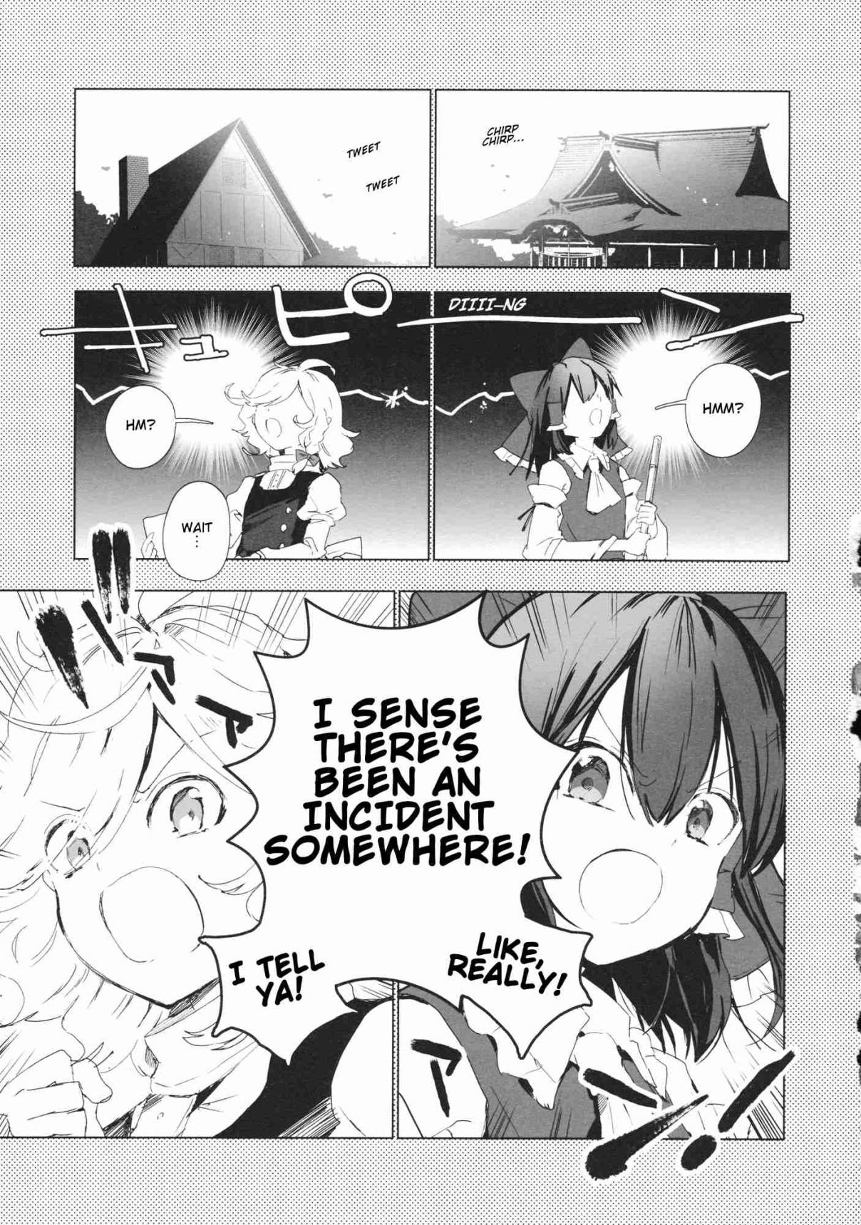 Touhou There's Been an Incident So Time for Some New Clothes (Doujinshi) Oneshot