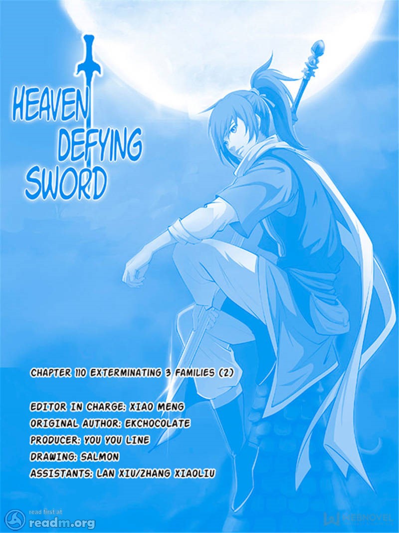 Heaven Defying Sword Chapter 110