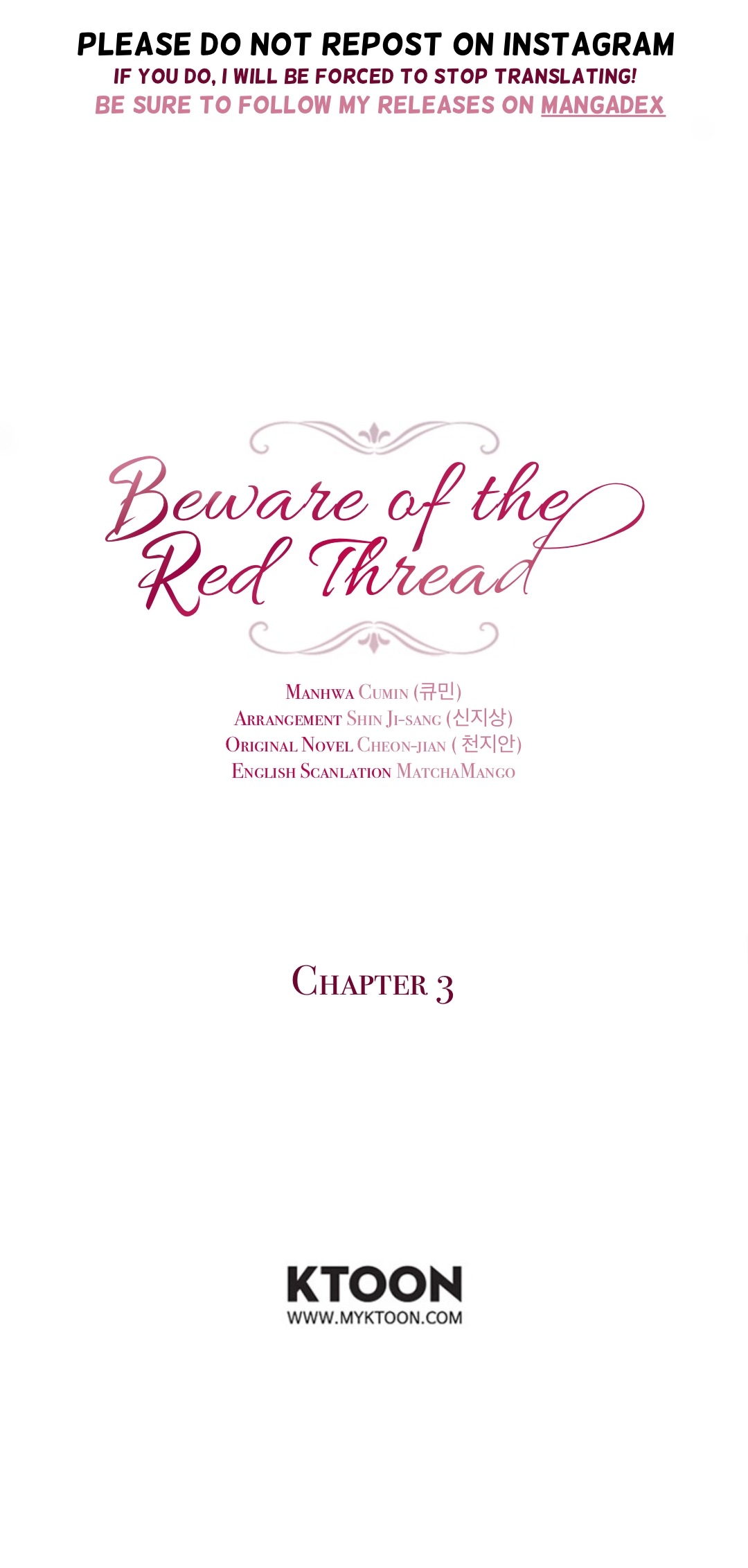 Beware of the Red Thread Ch. 3