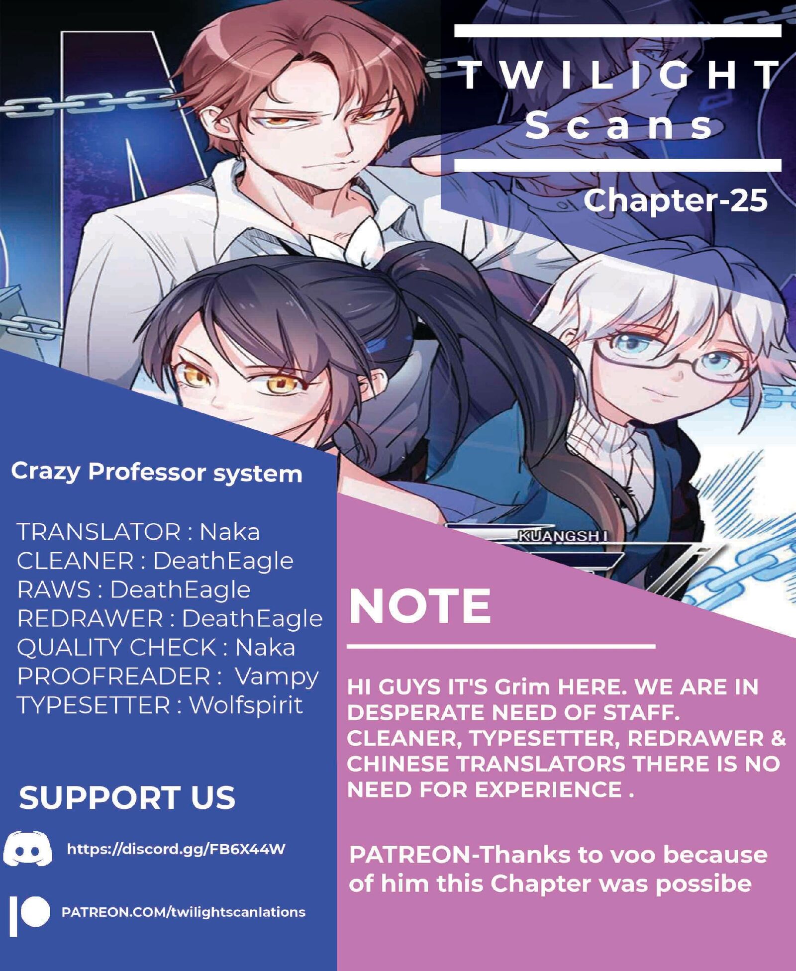 Crazy Professor In School Campus Chapter 25