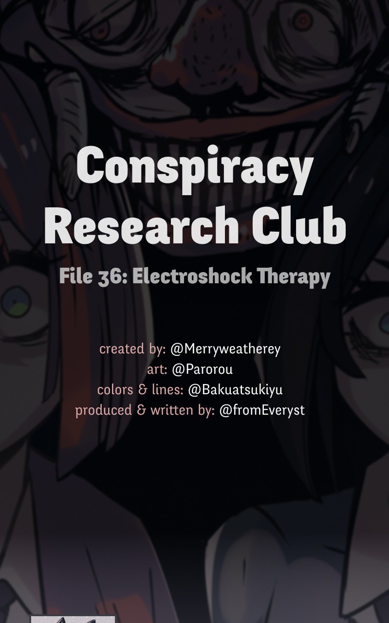 @CRC_Luna: Conspiracy Research Club Vol. 2 Ch. 36 Electroshock Therapy