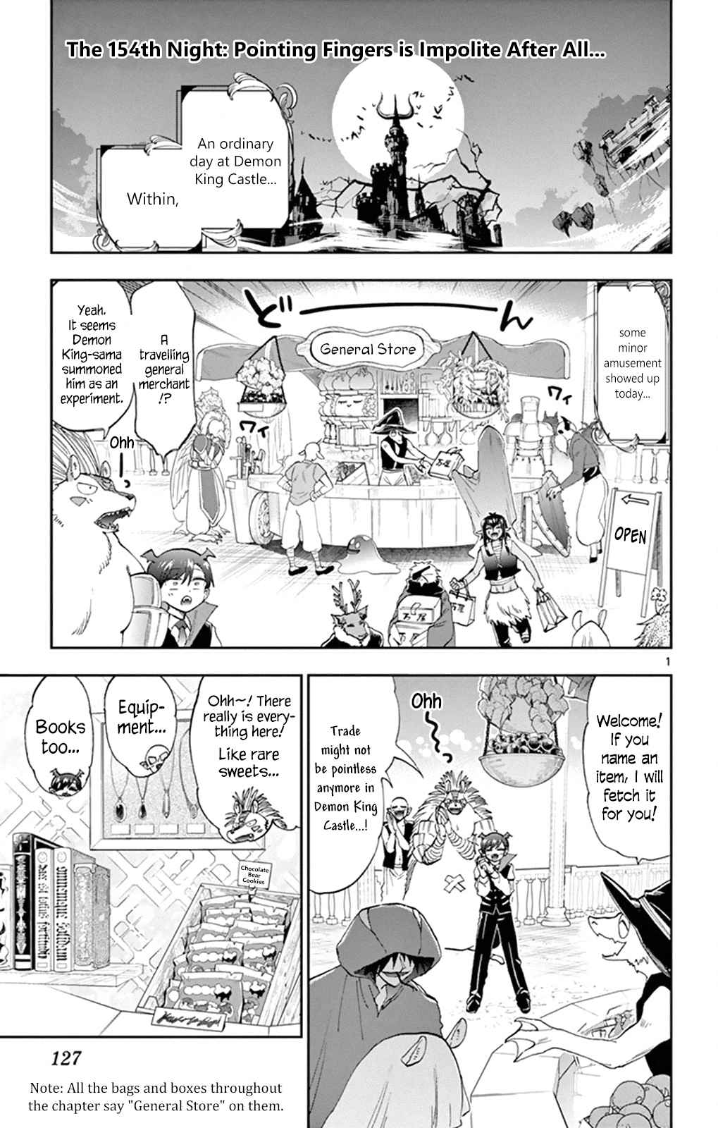 Maou jou de Oyasumi Vol. 12 Ch. 154 Pointing Fingers is Impolite After All...