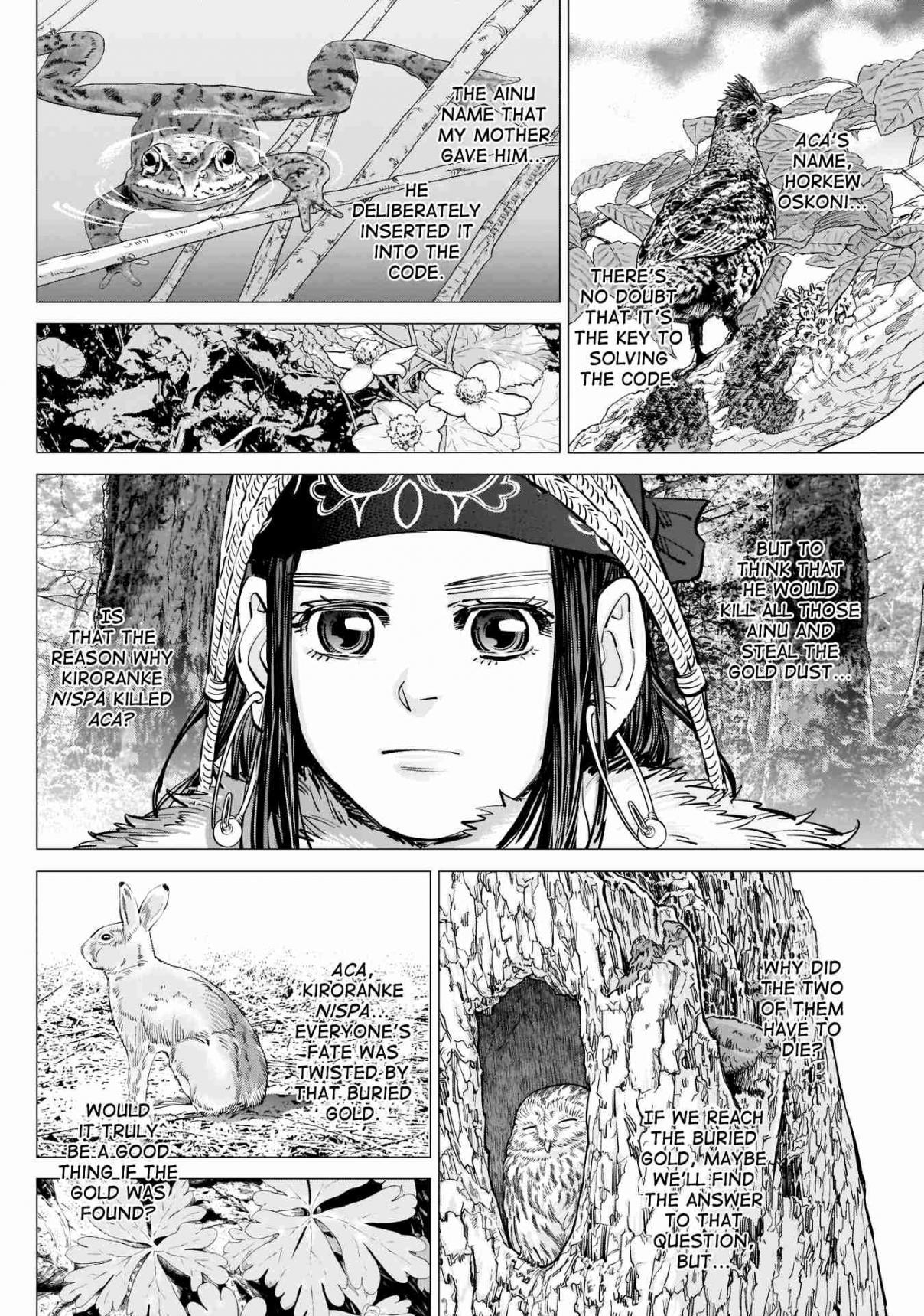 Golden Kamuy Ch. 241 The Kamuy That Vanished