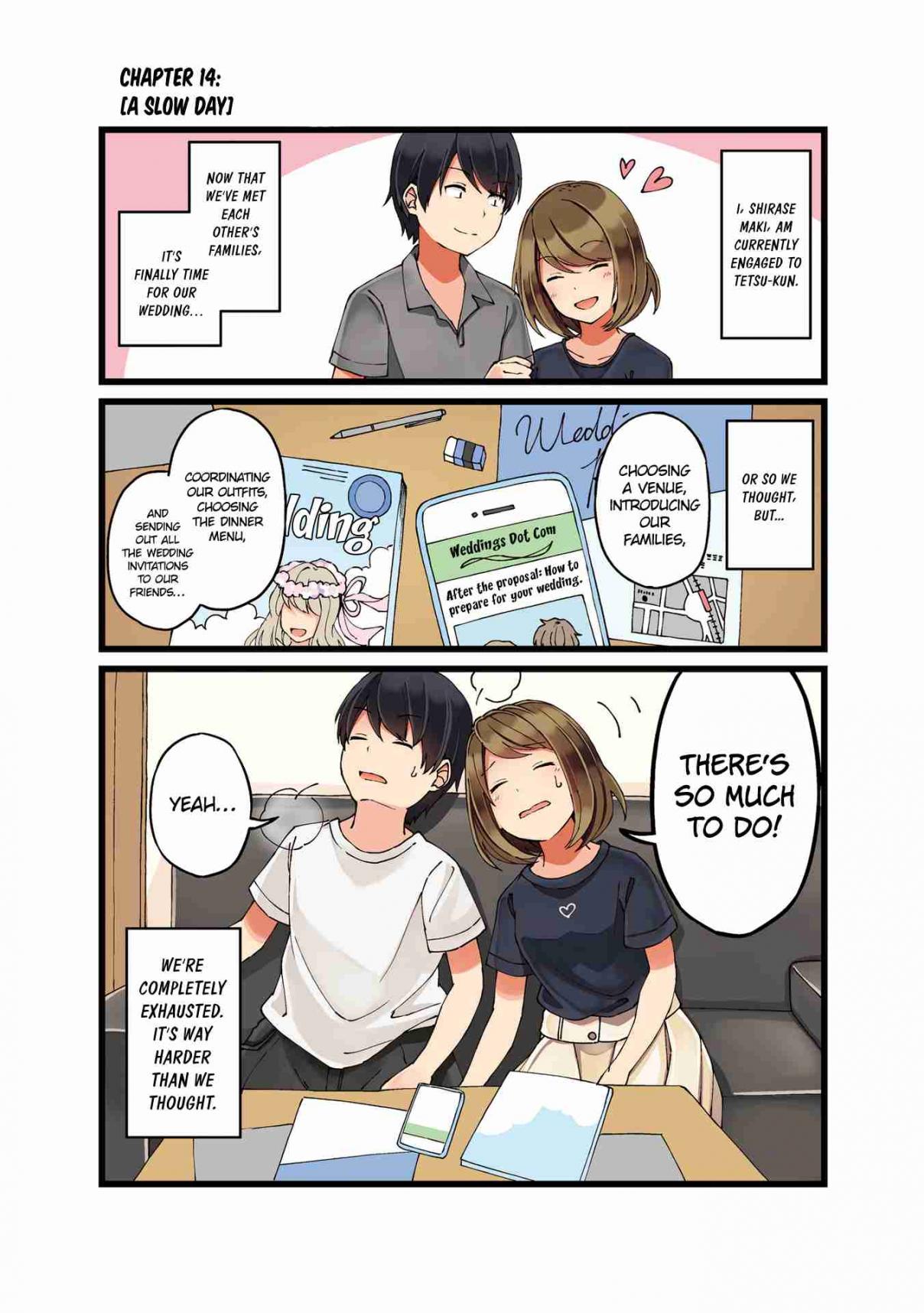 First Comes Love, Then Comes Marriage Vol. 1 Ch. 14 A Slow Day