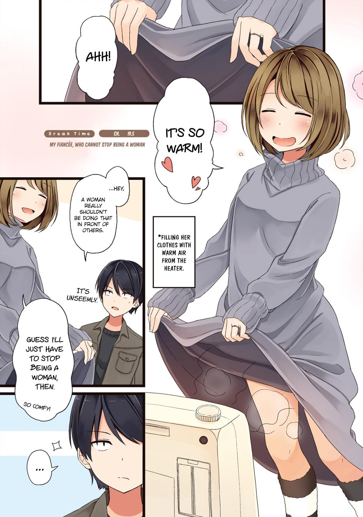 First Comes Love, Then Comes Marriage Vol. 1 Ch. 19.5 My Fiancée, Who Cannot Stop Being A Woman