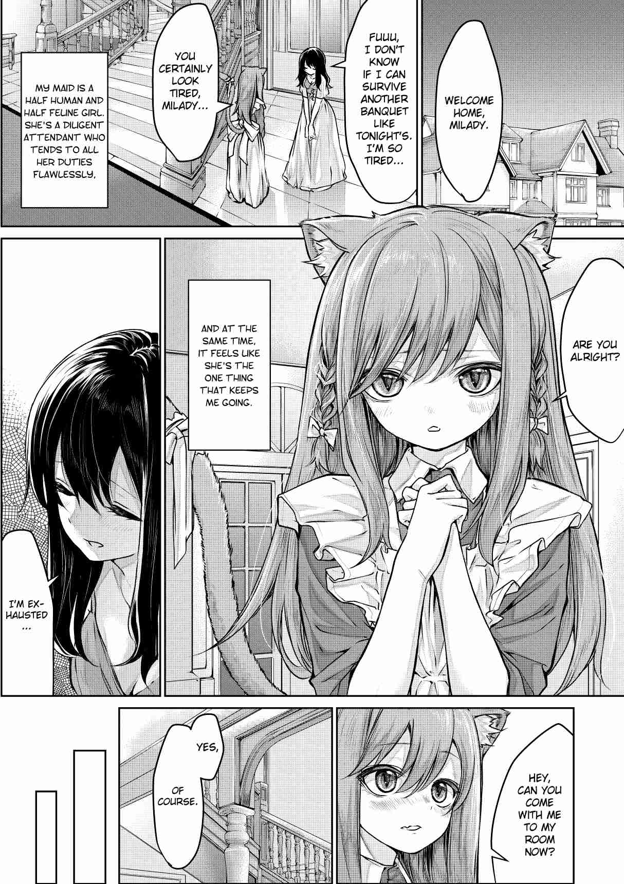 Cat Maid and Mistress Ch. 10 Mistress can't live without her cat maid anymore