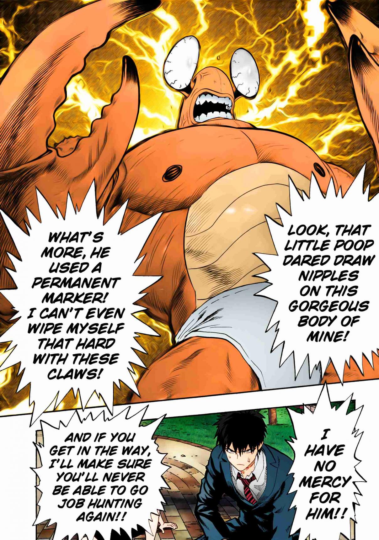 One Punch Man (Fan Colored) Vol. 1 Ch. 2 Crab and Job Hunting