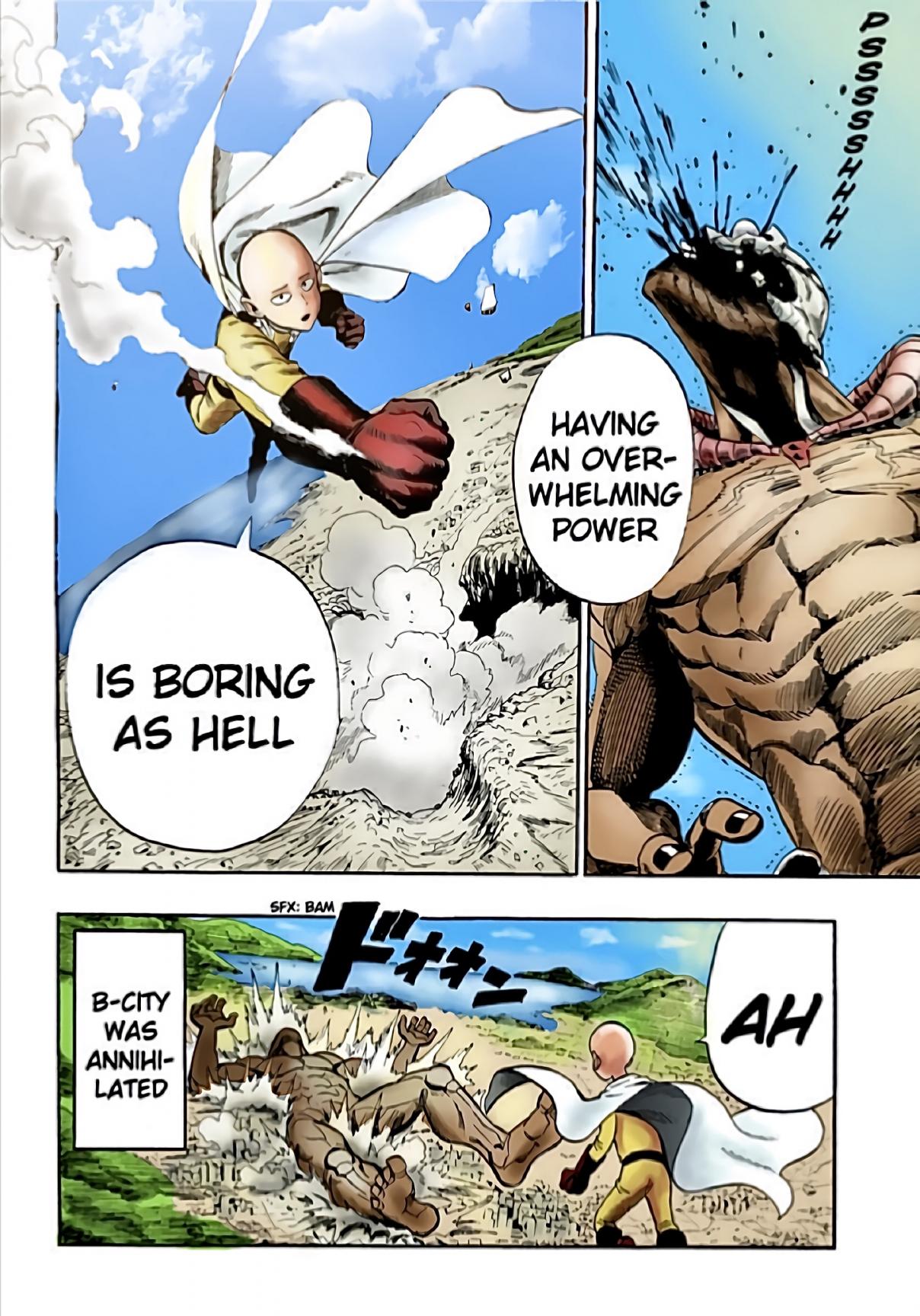 One Punch Man (Fan Colored) Vol. 1 Ch. 3 Walking Disaster