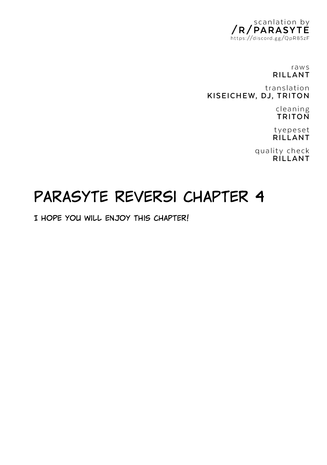 Parasyte Reversi Vol. 1 Ch. 4 Diablo II