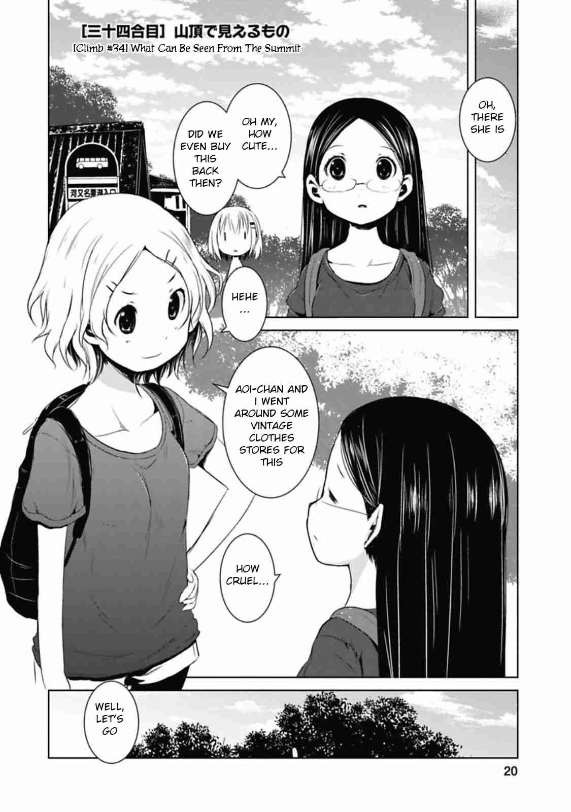 Yama no Susume Vol. 5 Ch. 34 What Can Be Seen From The Summit