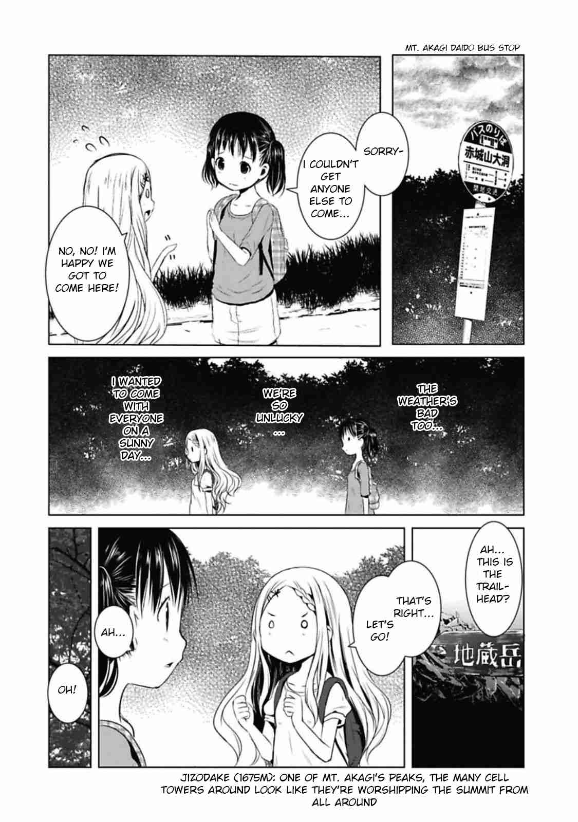 Yama no Susume Vol. 5 Ch. 35 The Things Forgotten On A Rainy Day