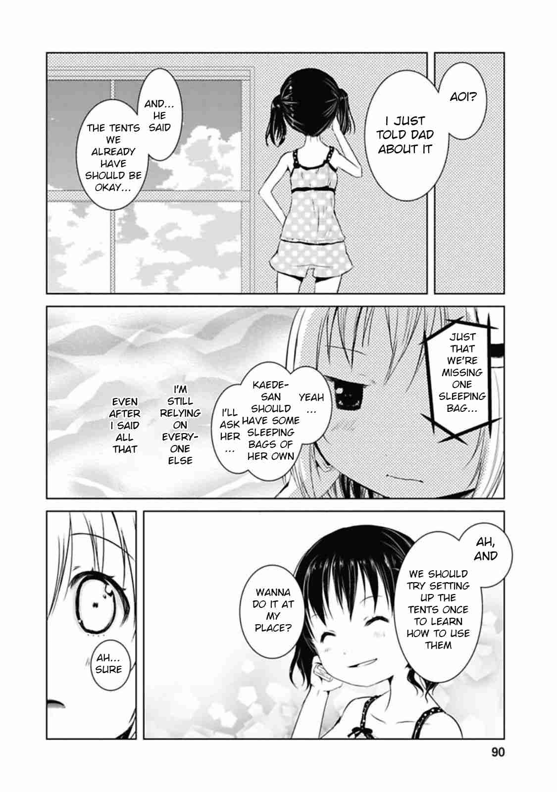 Yama no Susume Vol. 5 Ch. 37 It's Hard Sleeping In Tents...