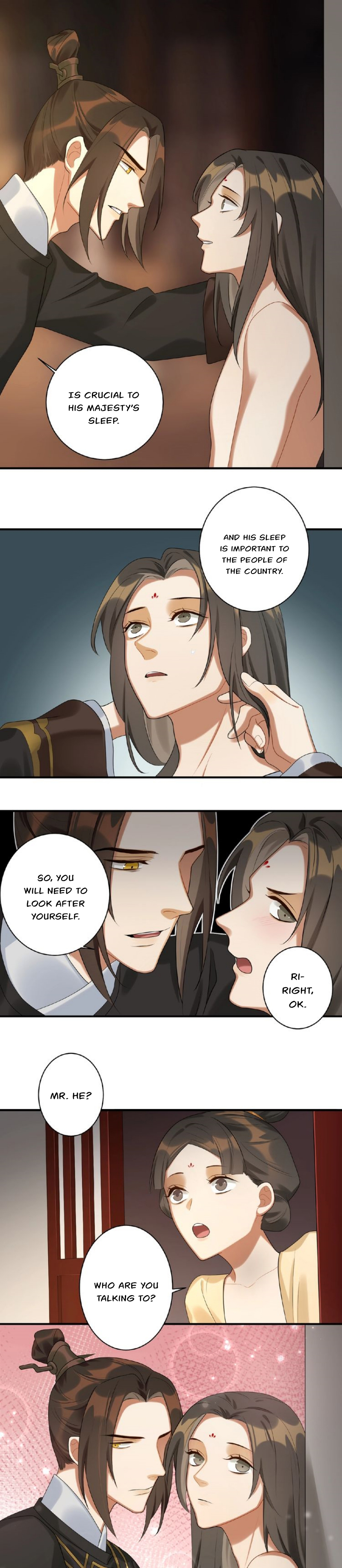 Please Fall Asleep, Emperor Ch. 8 He’s mine, Don’t Touch Him