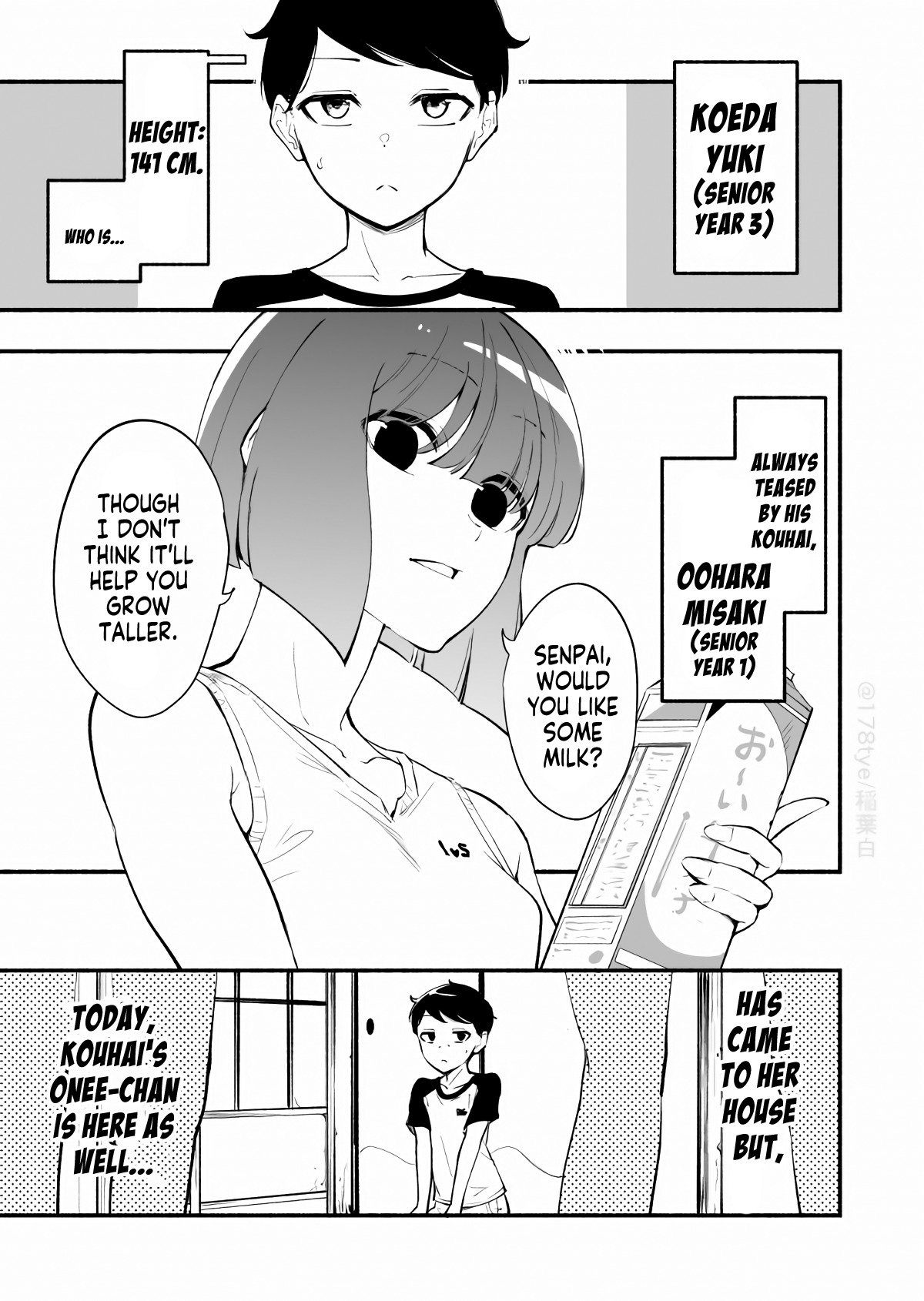 Until the Tall Kouhai (♀) and the Short Senpai (♂) Relationship Develops Into Romance ch.18