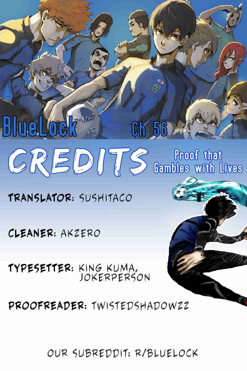 Blue Lock Vol. 7 Ch. 56 Proof that Gambles with Life