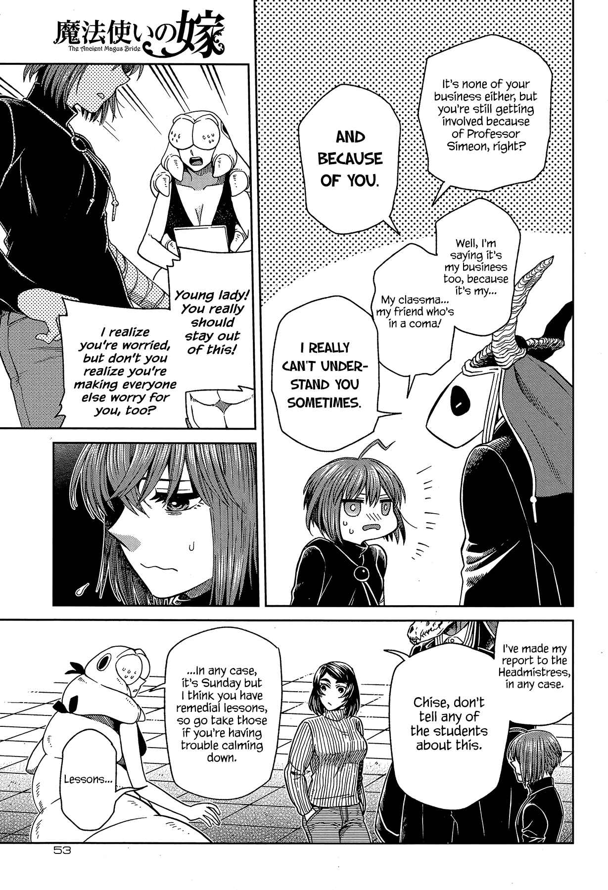 The Ancient Magus' Bride Vol. 13 Ch. 66 A small leak will sink a great ship I