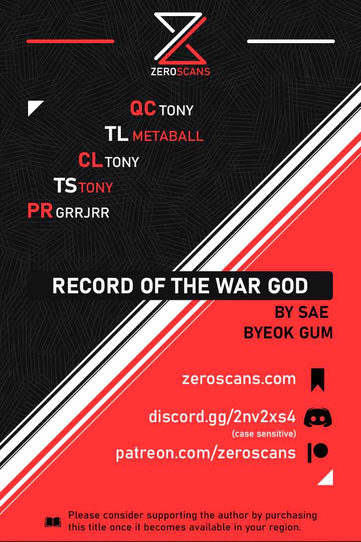 Record of the War God Ch. 1