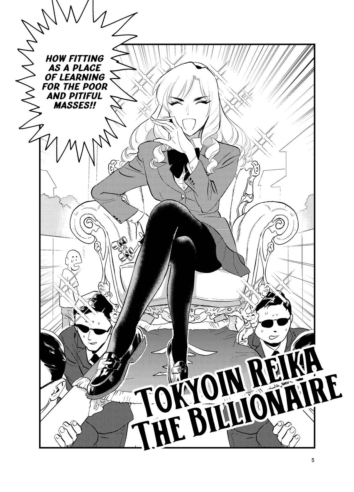 Tokyoin Reika, The Billionaire Ch. 0