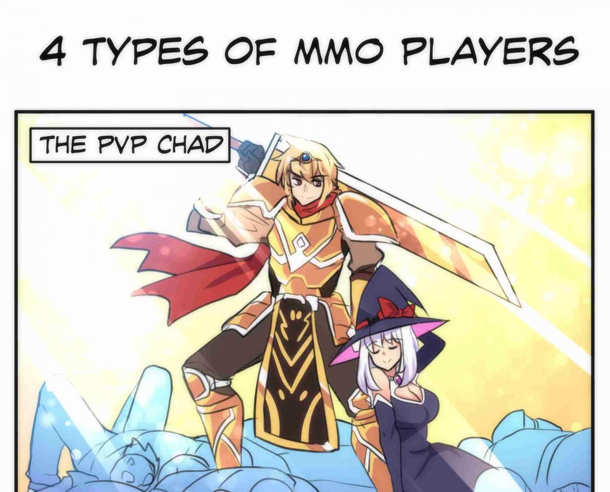 Meme Girls Ch. 38.2 4 Types of MMO Players