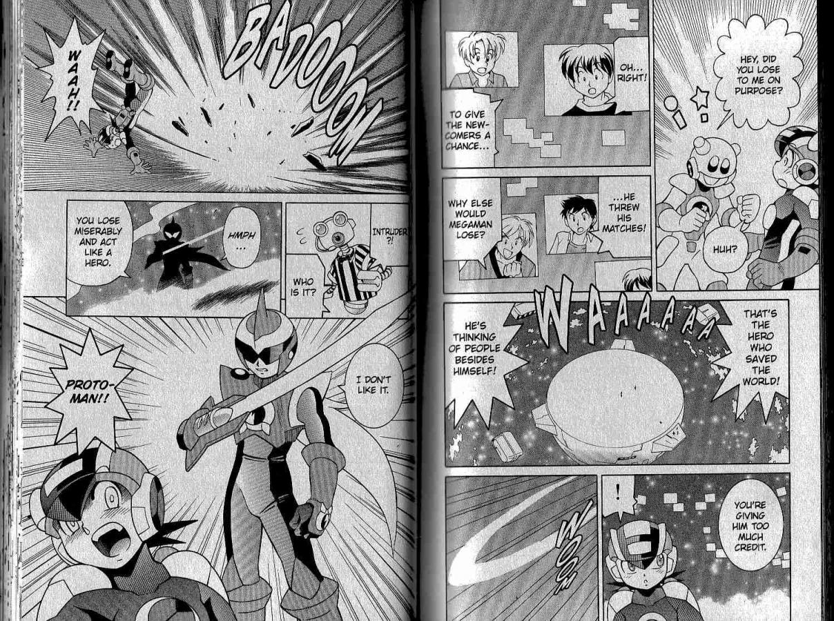 Rockman EXE Vol. 13 Ch. 74 Final Battle!! MegaMan vs ProtoMan