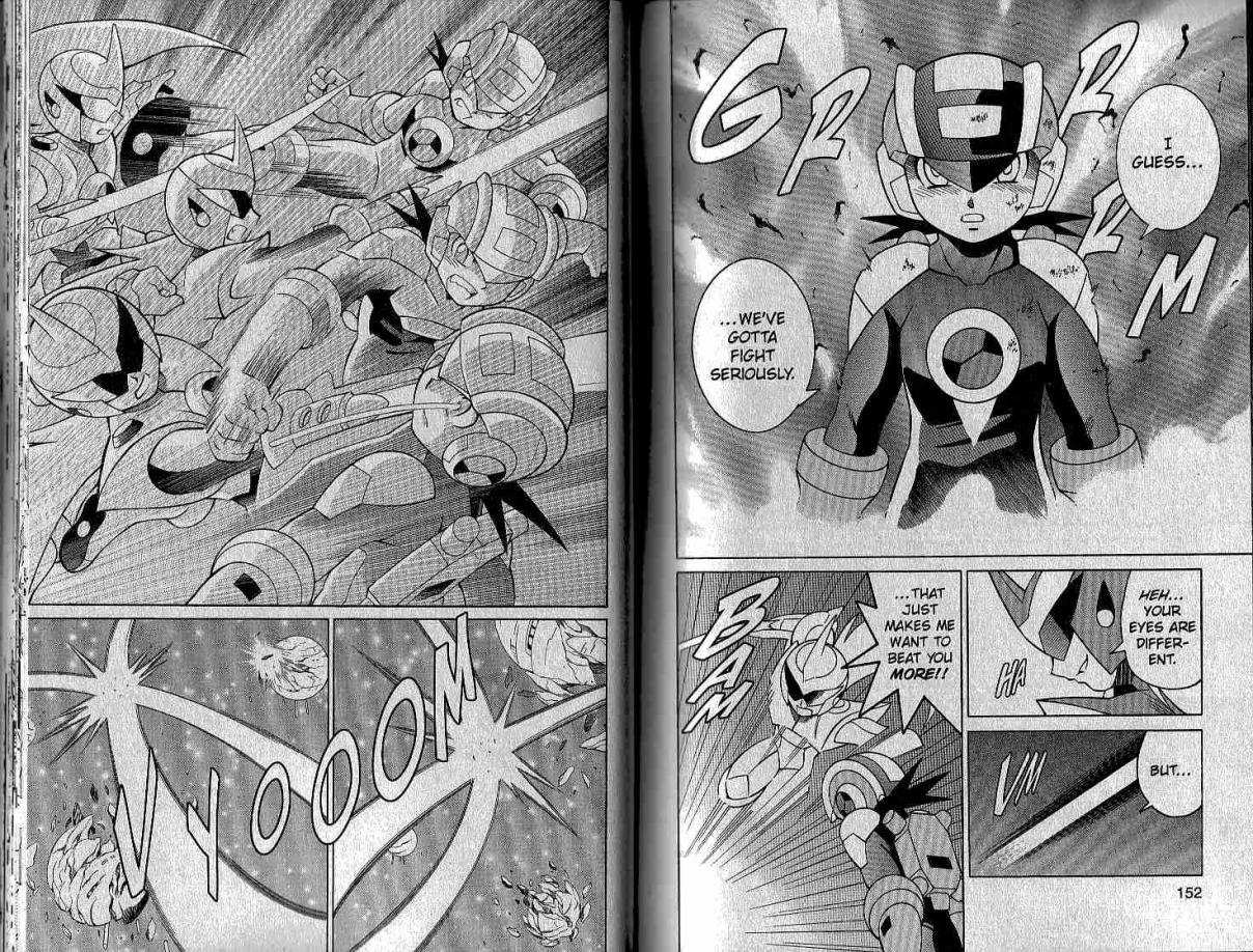 Rockman EXE Vol. 13 Ch. 74 Final Battle!! MegaMan vs ProtoMan
