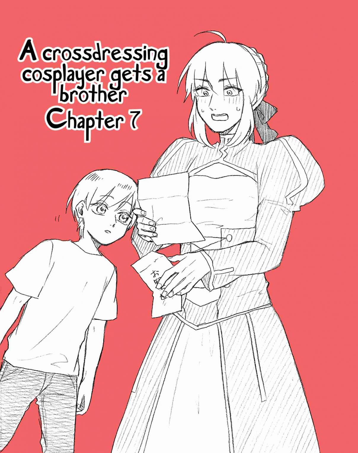 A Crossdressing Cosplayer Gets a Brother Ch. 7.1 Part 19