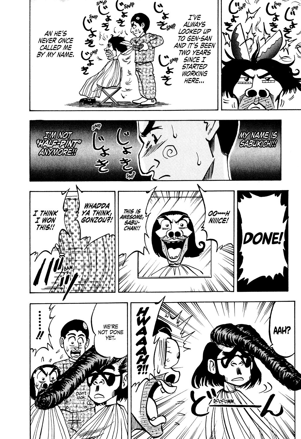 Seikimatsu Leader Den Takeshi! Vol. 2 Ch. 36 A Fierce Fight! Hair Battle!!