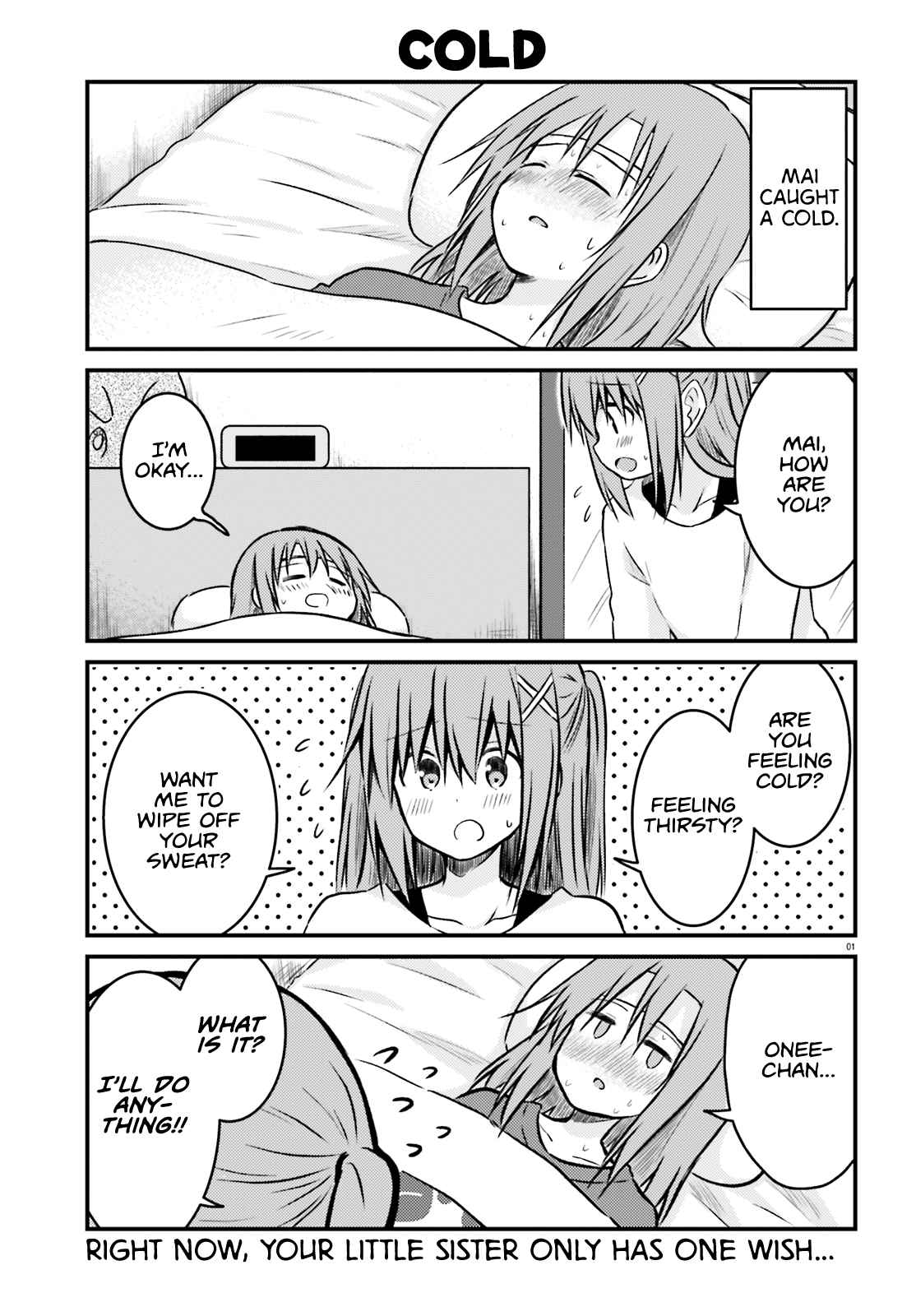 Her Elder Sister Has a Crush on Her, But She Doesn't Mind. Ch. 23 Siscon Elder Sister and Little Sister Who Caught a Cold