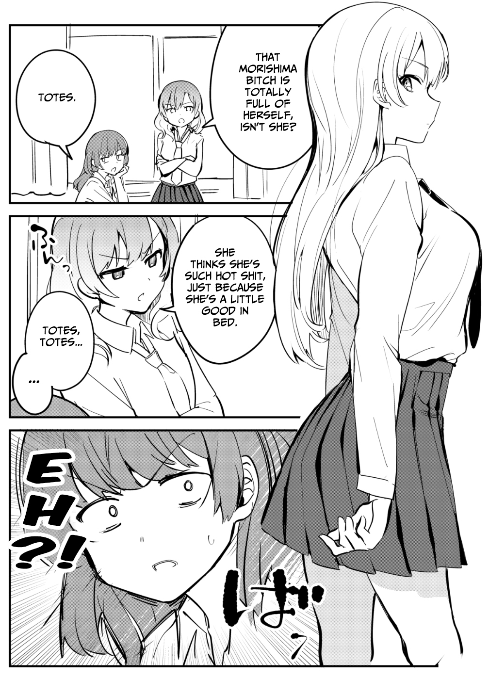 A Girl Whose Breasts are a Little Big and is Kinda Pretty Ch. 2 ！！！！？？？？？？