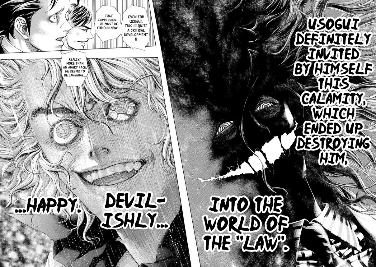 Usogui Vol. 41 Ch. 445 "The Calamity" And "The God Of Death"