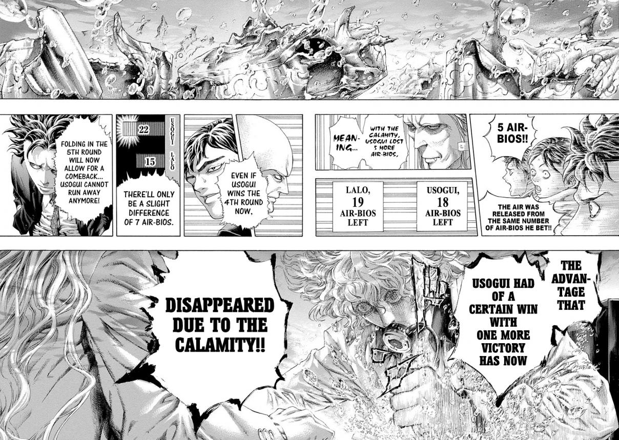 Usogui Vol. 41 Ch. 445 "The Calamity" And "The God Of Death"