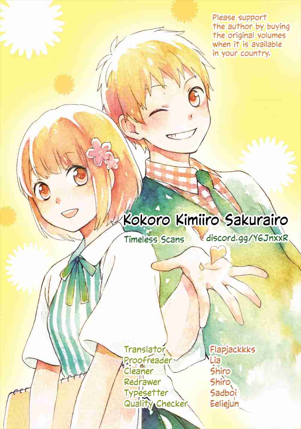 Kokoro Kimiiro Sakurairo Vol. 2 Ch. 18