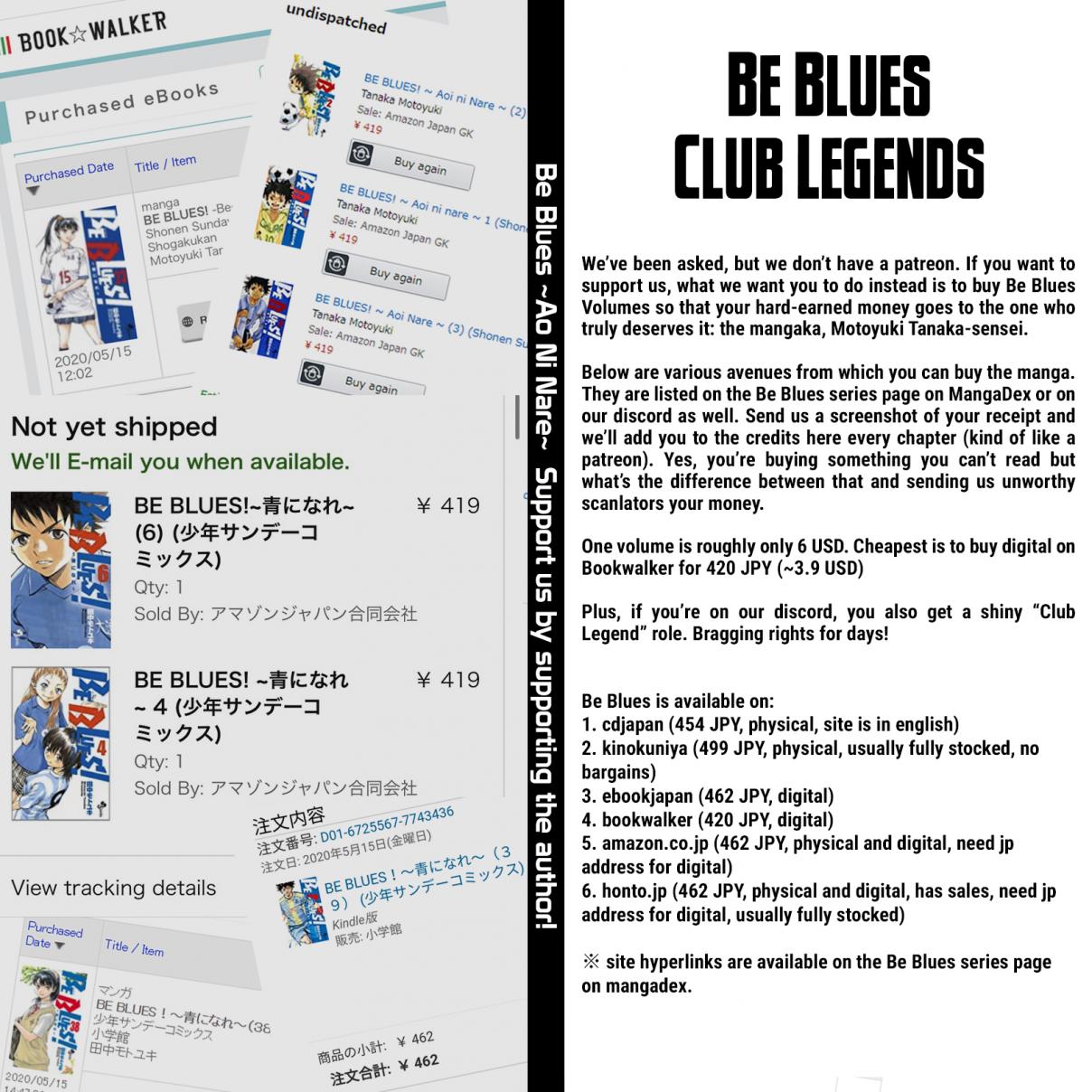 BE BLUES ~Ao ni nare~ Vol. 39 Ch. 386 One in Three