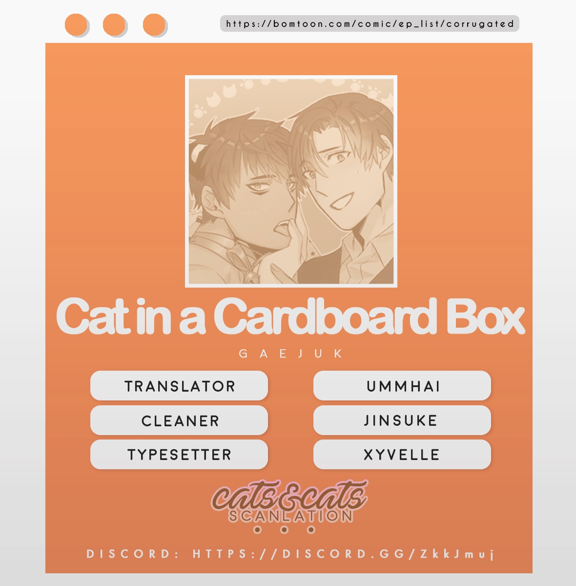 Cat in a Cardboard Box Ch. 13