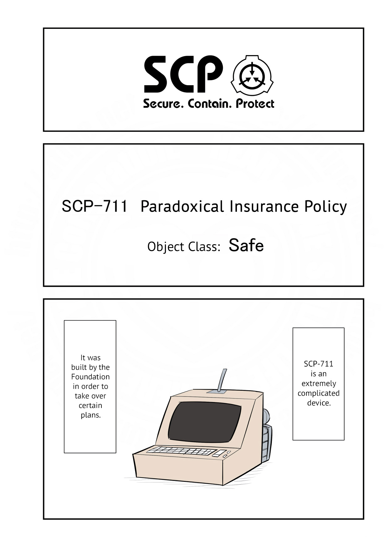 Oversimplified SCP Ch. 134 SCP 711
