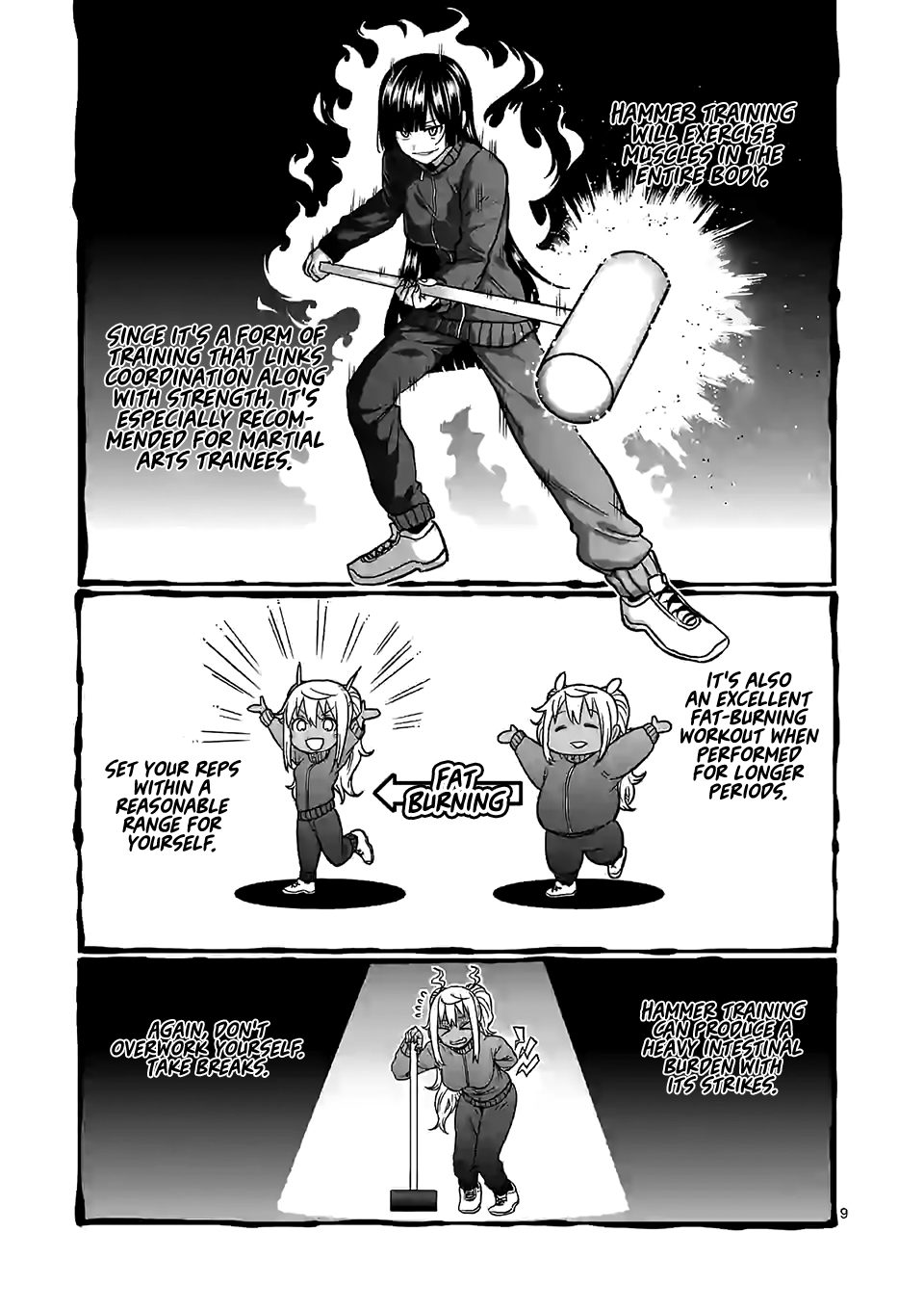 Danberu Nan Kiro Moteru? Vol. 10 Ch. 99 Hammer Training