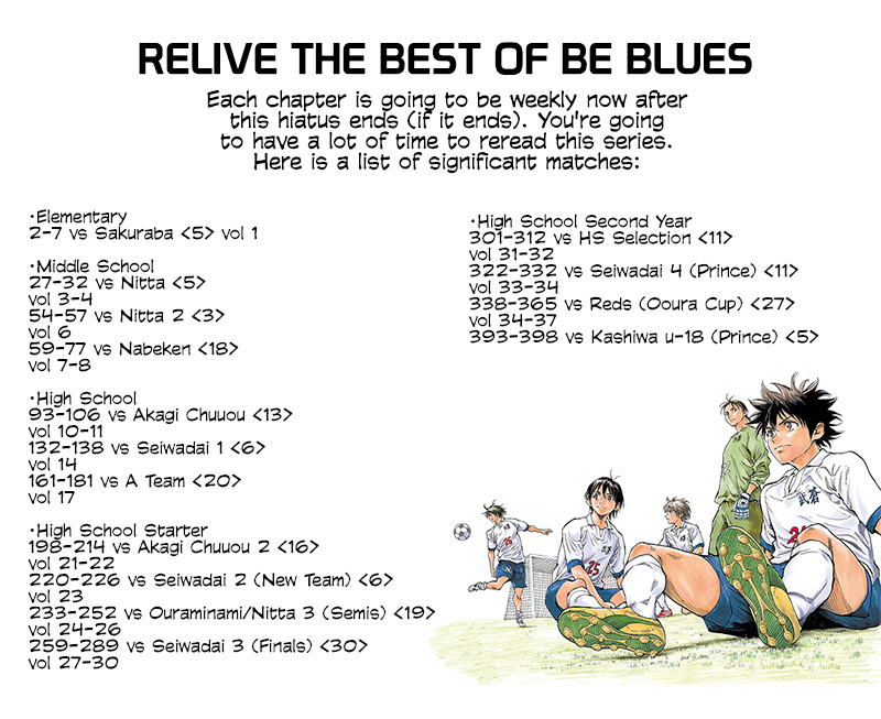 Be Blues! - Ao ni Nare vol.42 ch.415
