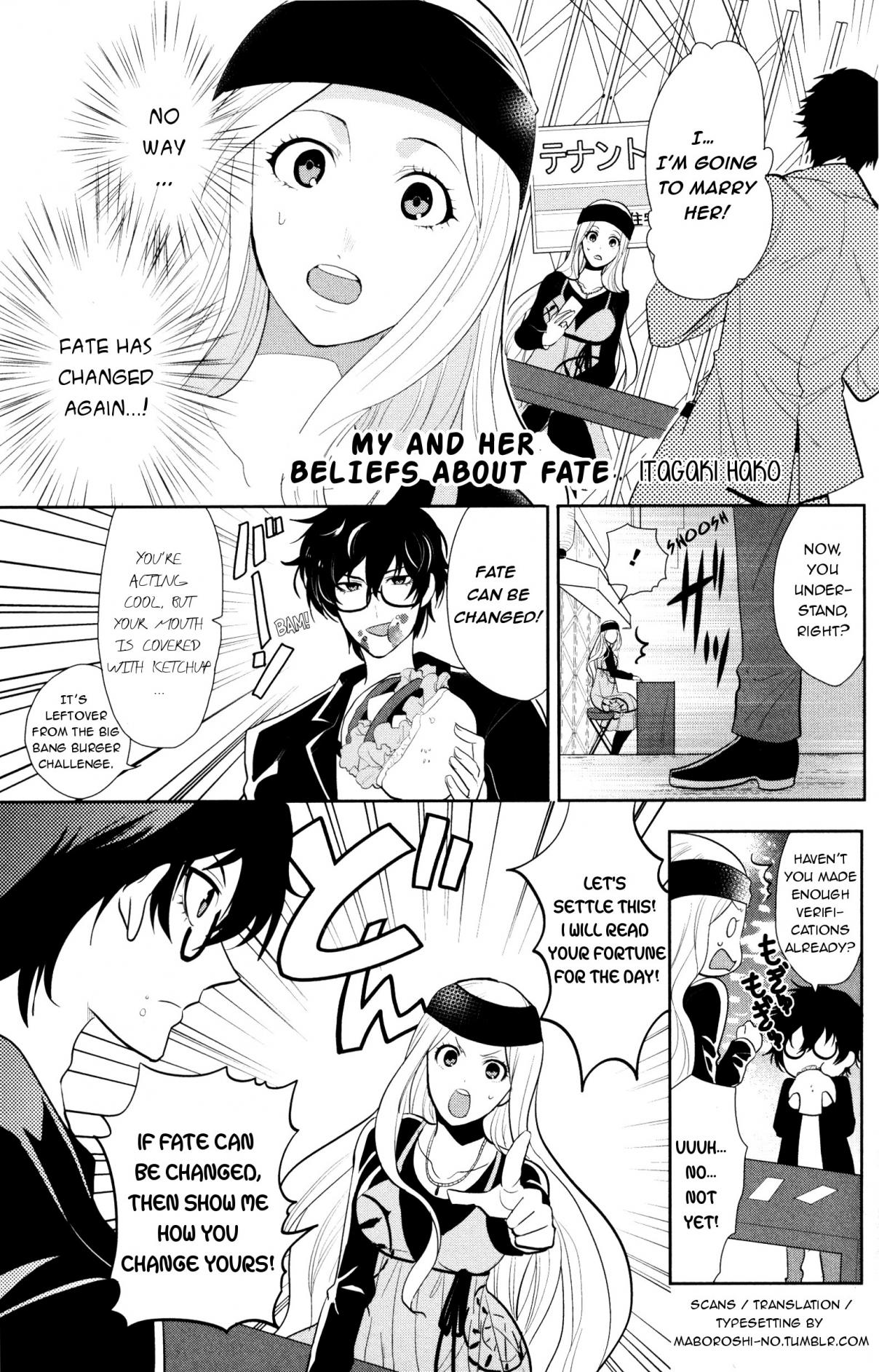 Persona 5 Comic Anthology (DNA Media Comic) Vol. 3 Ch. 14 My and her beliefs about fate