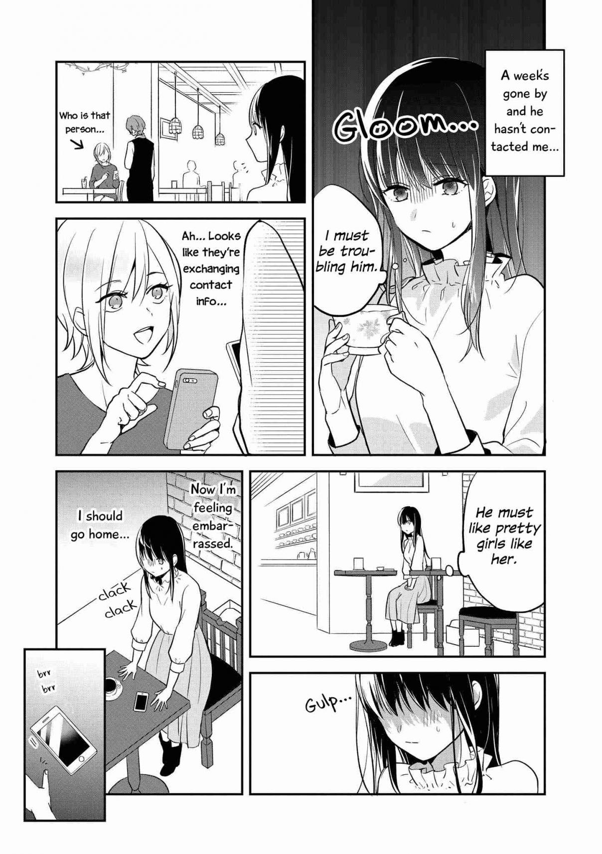 “It’s Too Precious and Hard to Read!!” 4P Short Stories Vol. 2 Ch. 41 The Cafe Manager and the Regular [Paru Konno]