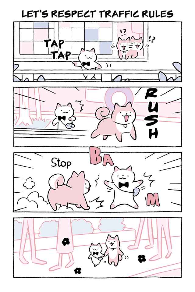 Wonder Cat Kyuu chan Vol. 7 Ch. 703 Let's Respect Traffic Rules