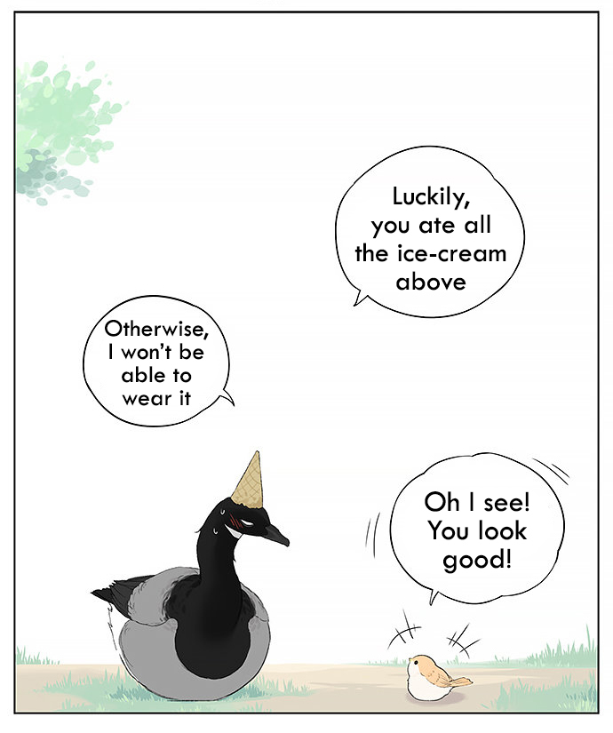 Southern Bird and Northern Bird Ch. 36 Ice Cream Eating Sparrow