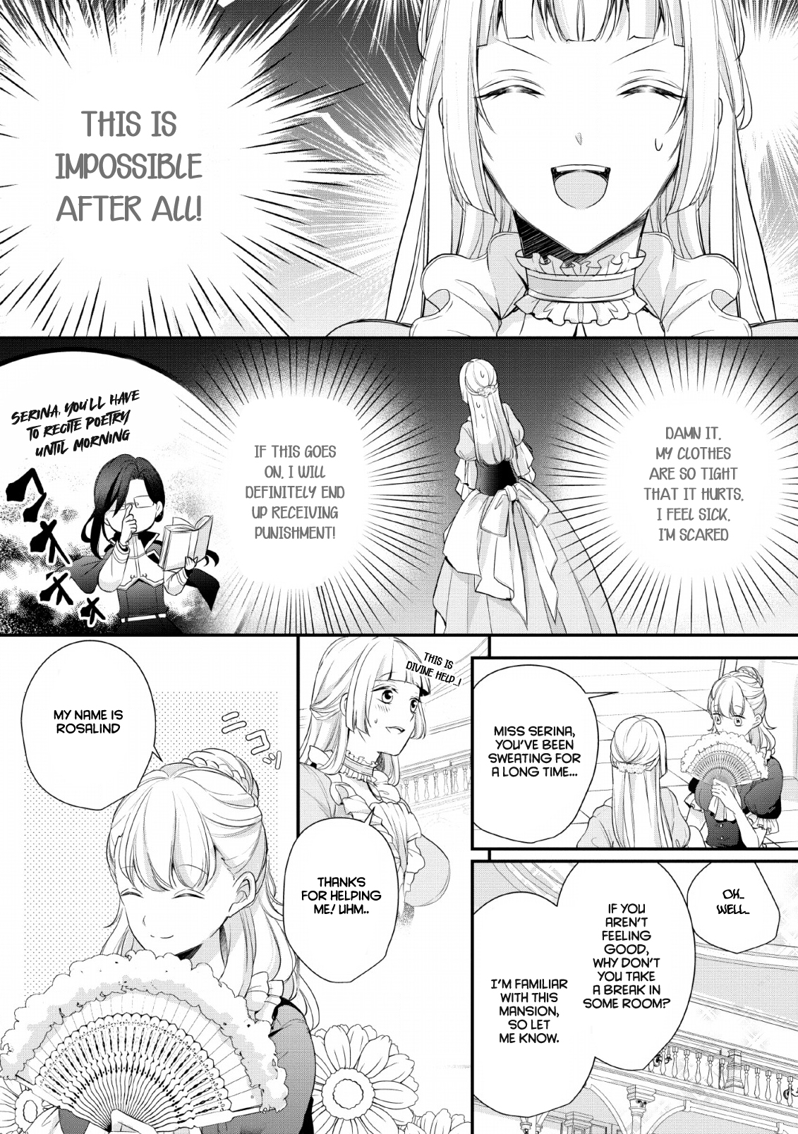 A bellicose lady got reincarnated!? ~It's an impossibly hard game where I would die if I don't fall in love Vol. 1 Ch. 1