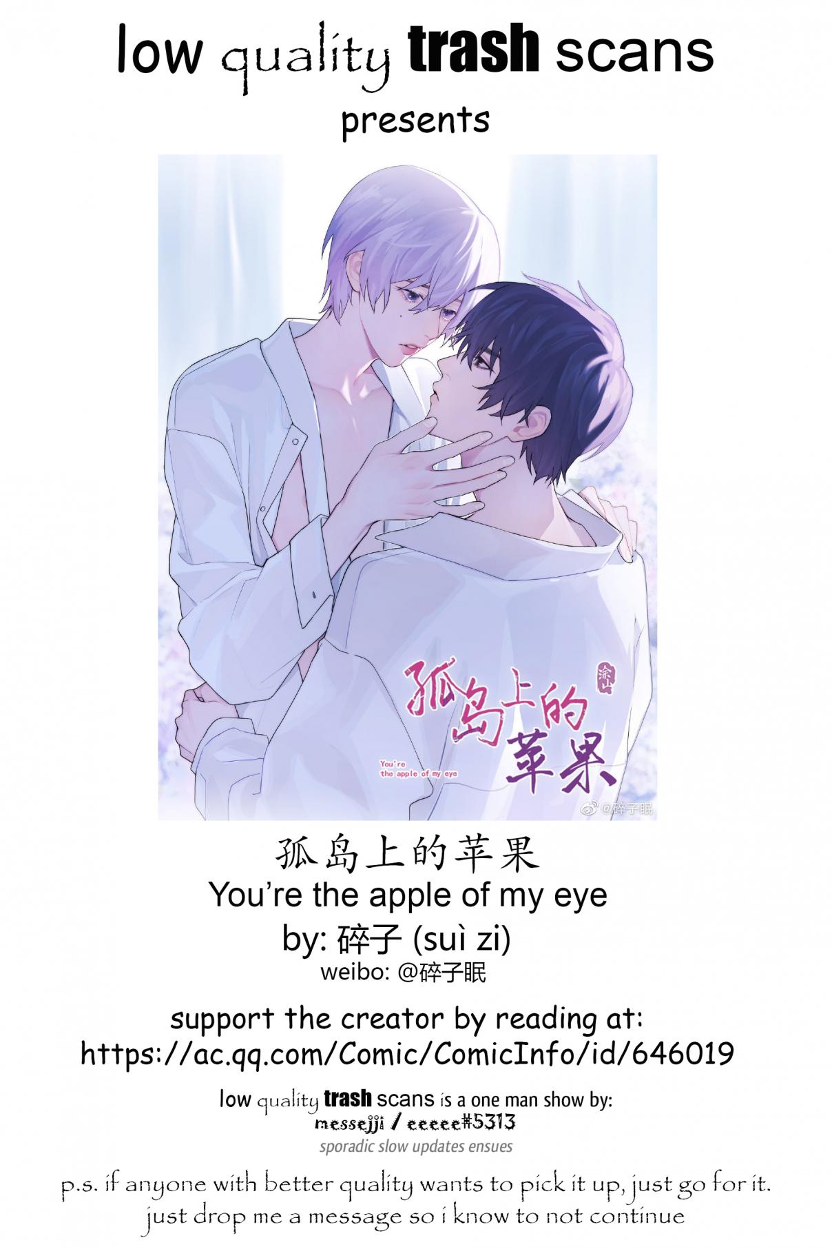 You're the apple of my eye Ch. 0 preview